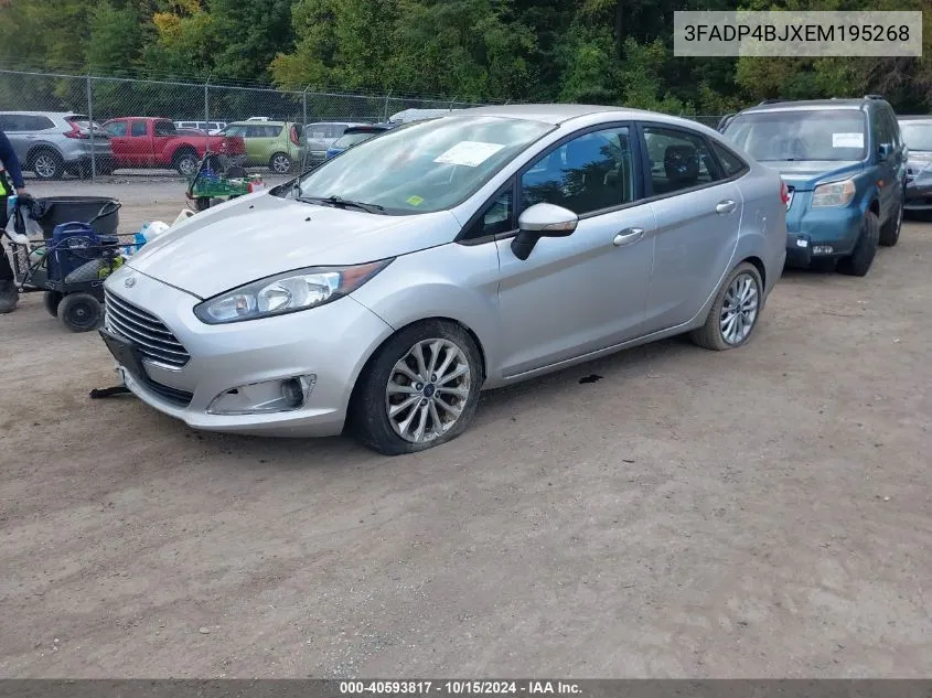 2014 Ford Fiesta Se VIN: 3FADP4BJXEM195268 Lot: 40593817