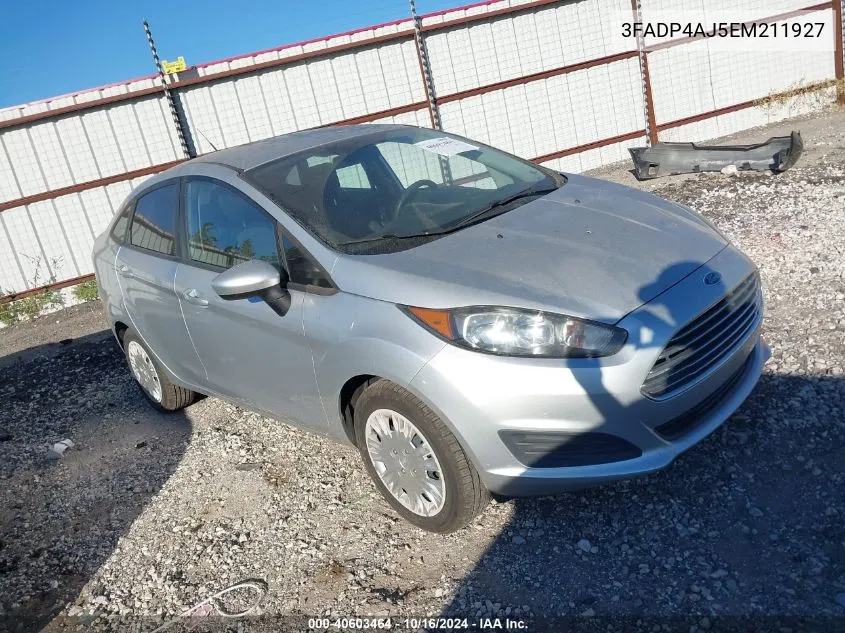 2014 Ford Fiesta S VIN: 3FADP4AJ5EM211927 Lot: 40603464