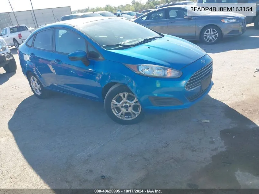 2014 Ford Fiesta Se VIN: 3FADP4BJ0EM163154 Lot: 40625995