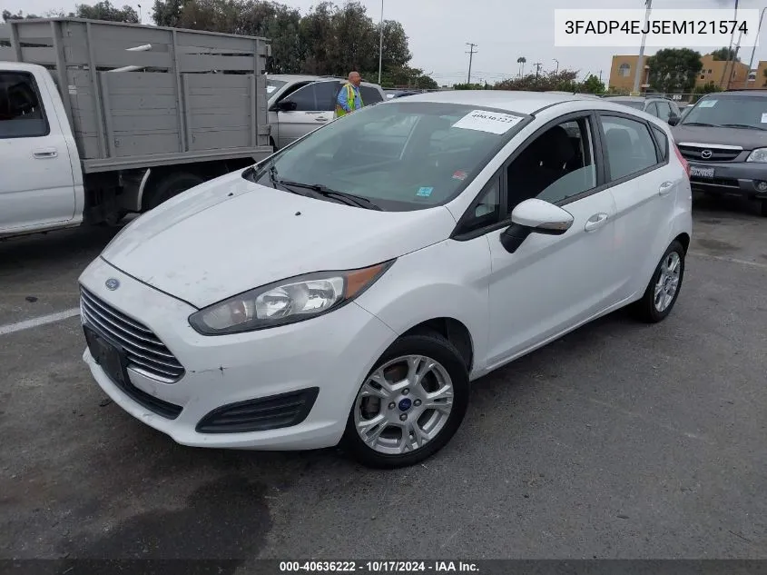 2014 Ford Fiesta Se VIN: 3FADP4EJ5EM121574 Lot: 40636222