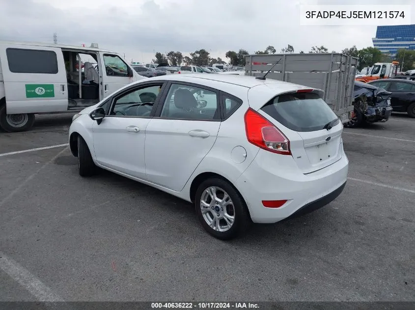 2014 Ford Fiesta Se VIN: 3FADP4EJ5EM121574 Lot: 40636222