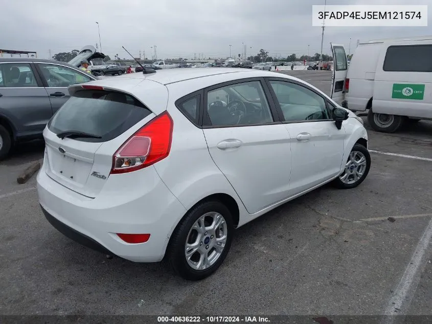 2014 Ford Fiesta Se VIN: 3FADP4EJ5EM121574 Lot: 40636222