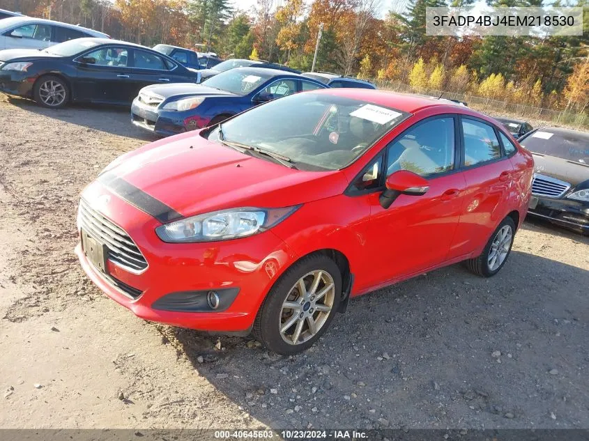 2014 Ford Fiesta Se VIN: 3FADP4BJ4EM218530 Lot: 40645603