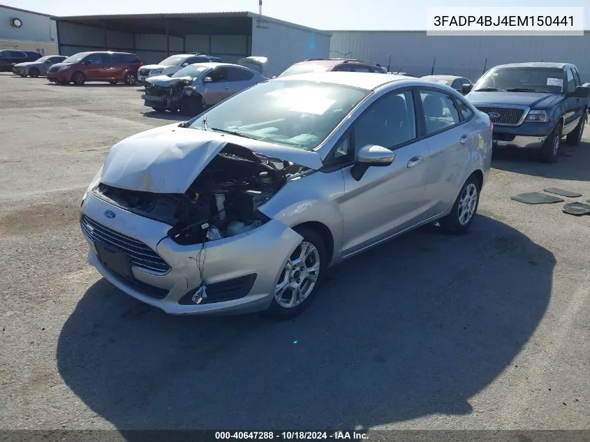 2014 Ford Fiesta Se VIN: 3FADP4BJ4EM150441 Lot: 40647288