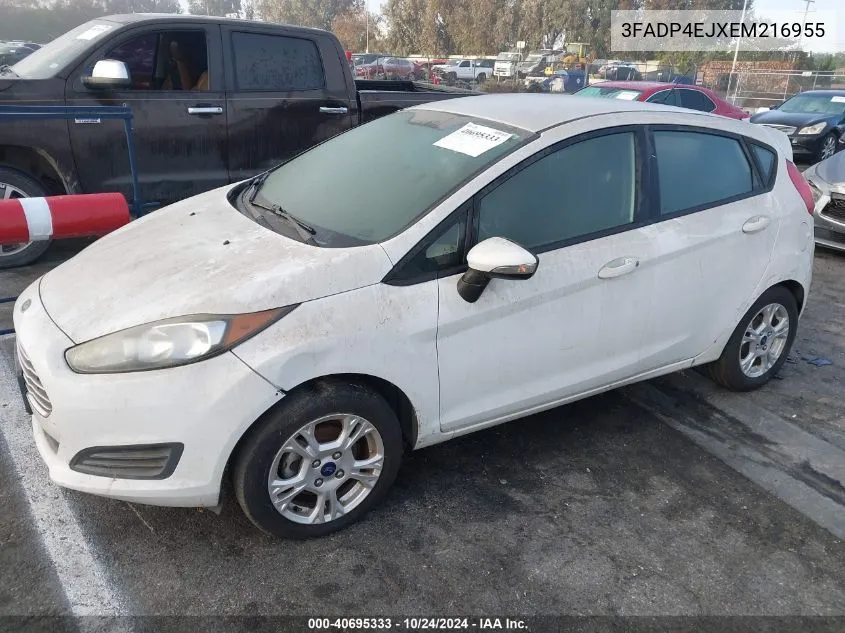 2014 Ford Fiesta Se VIN: 3FADP4EJXEM216955 Lot: 40695333