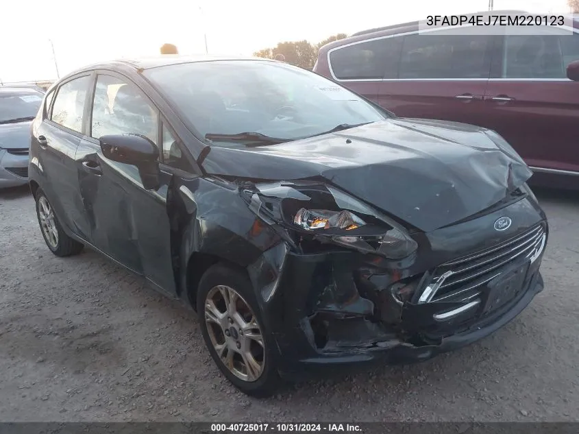 2014 Ford Fiesta Se VIN: 3FADP4EJ7EM220123 Lot: 40725017