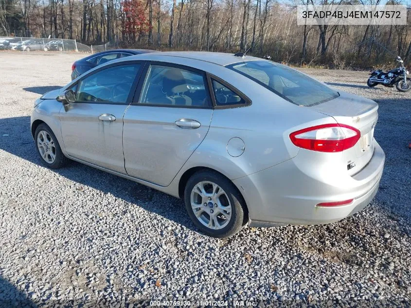 2014 Ford Fiesta Se VIN: 3FADP4BJ4EM147572 Lot: 40759130