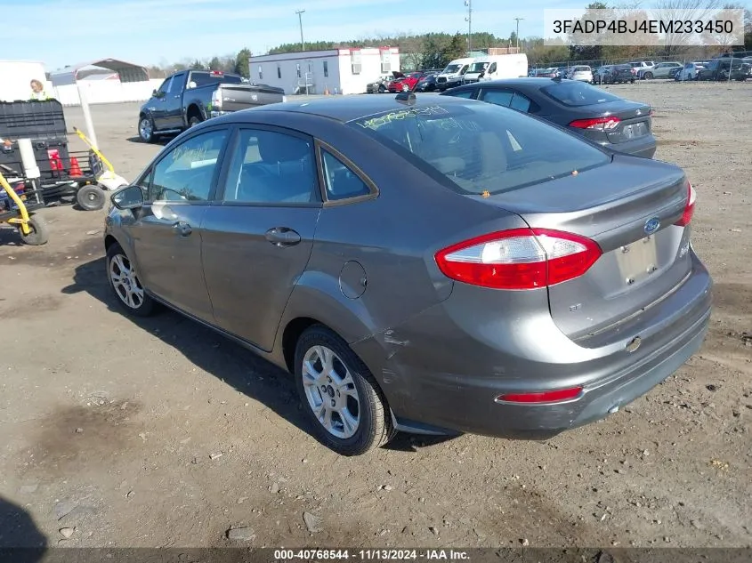 3FADP4BJ4EM233450 2014 Ford Fiesta Se