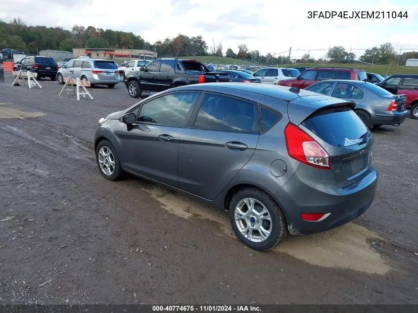 2014 Ford Fiesta Se VIN: 3FADP4EJXEM211044 Lot: 40774675