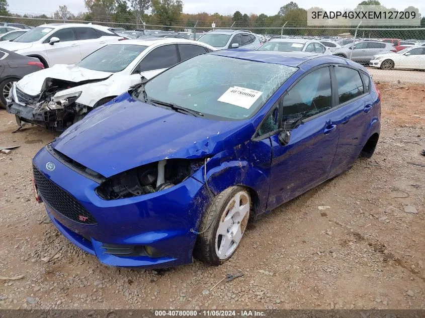 2014 Ford Fiesta St VIN: 3FADP4GXXEM127209 Lot: 40780080