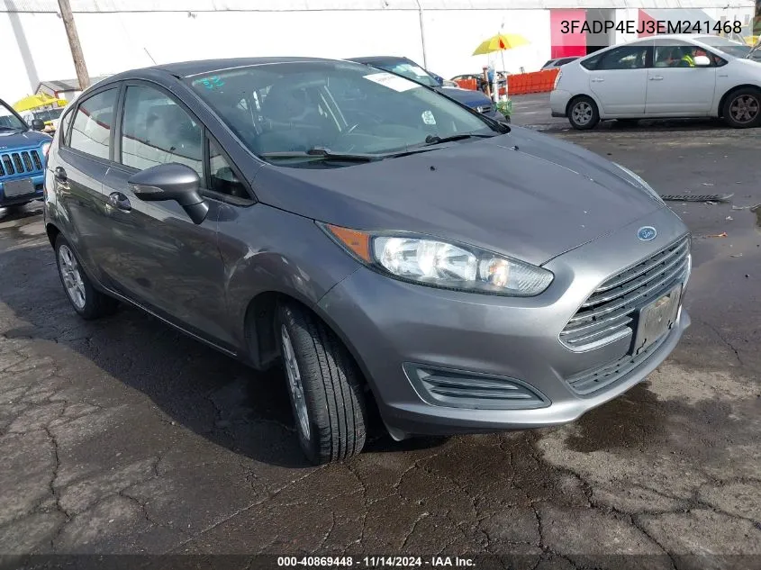 2014 Ford Fiesta Se VIN: 3FADP4EJ3EM241468 Lot: 40869448