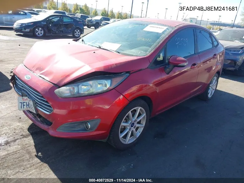 3FADP4BJ8EM241681 2014 Ford Fiesta Se