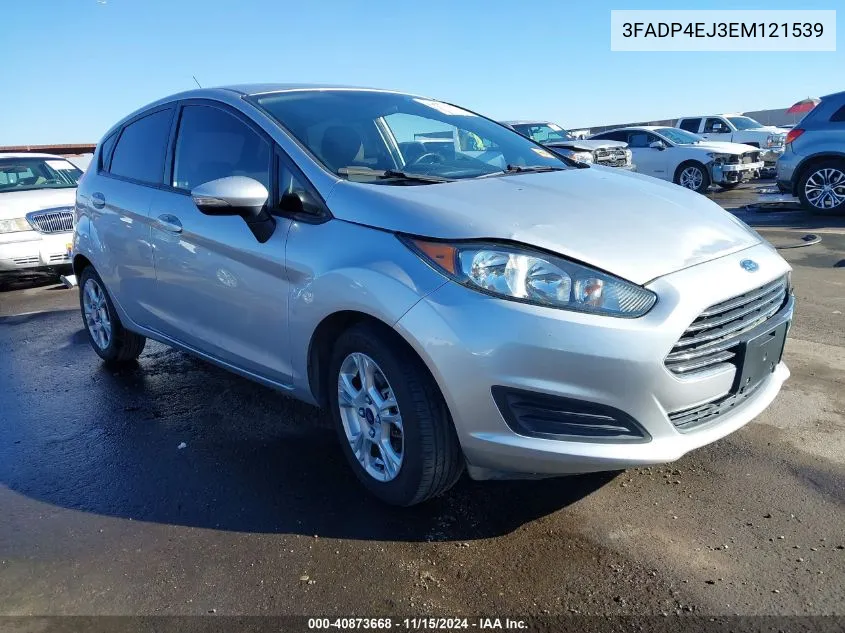 2014 Ford Fiesta Se VIN: 3FADP4EJ3EM121539 Lot: 40873668