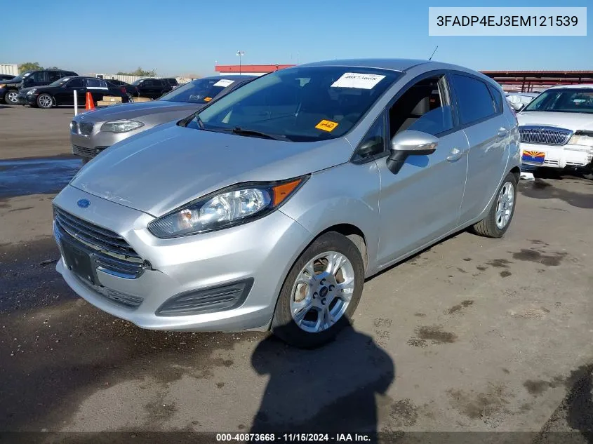 2014 Ford Fiesta Se VIN: 3FADP4EJ3EM121539 Lot: 40873668