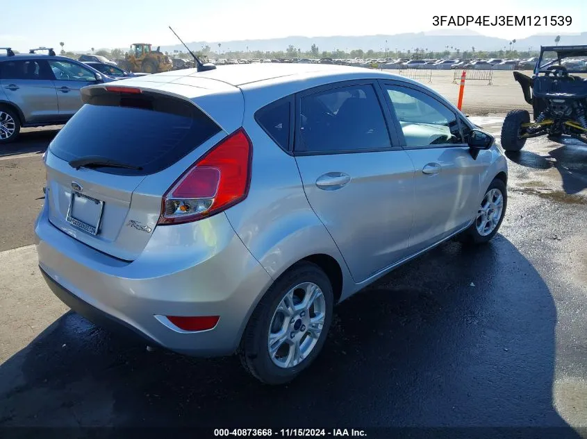 2014 Ford Fiesta Se VIN: 3FADP4EJ3EM121539 Lot: 40873668