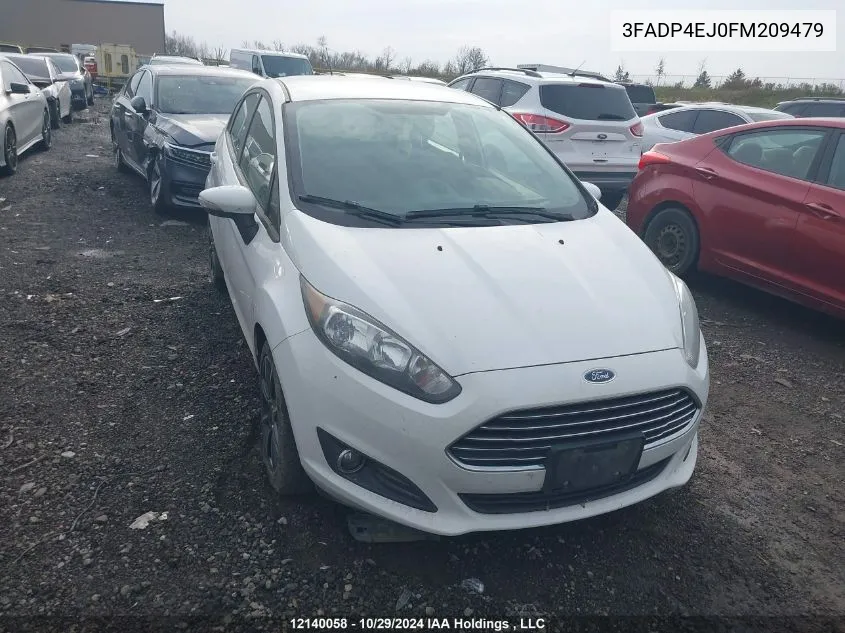 3FADP4EJ0FM209479 2015 Ford Fiesta Se