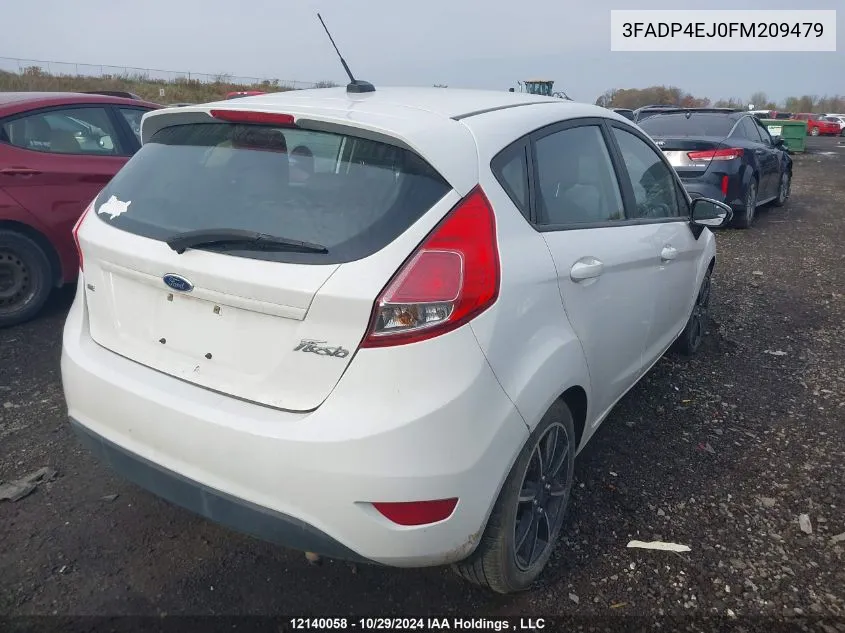 3FADP4EJ0FM209479 2015 Ford Fiesta Se