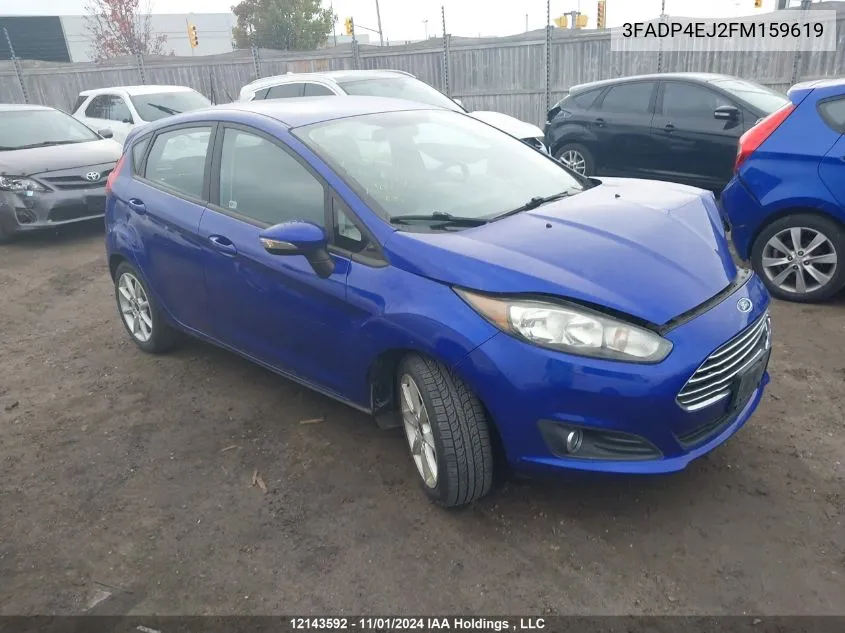 2015 Ford Fiesta Se VIN: 3FADP4EJ2FM159619 Lot: 12143592