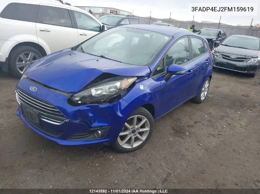 2015 Ford Fiesta Se VIN: 3FADP4EJ2FM159619 Lot: 12143592