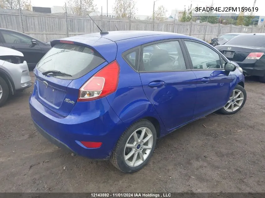 2015 Ford Fiesta Se VIN: 3FADP4EJ2FM159619 Lot: 12143592