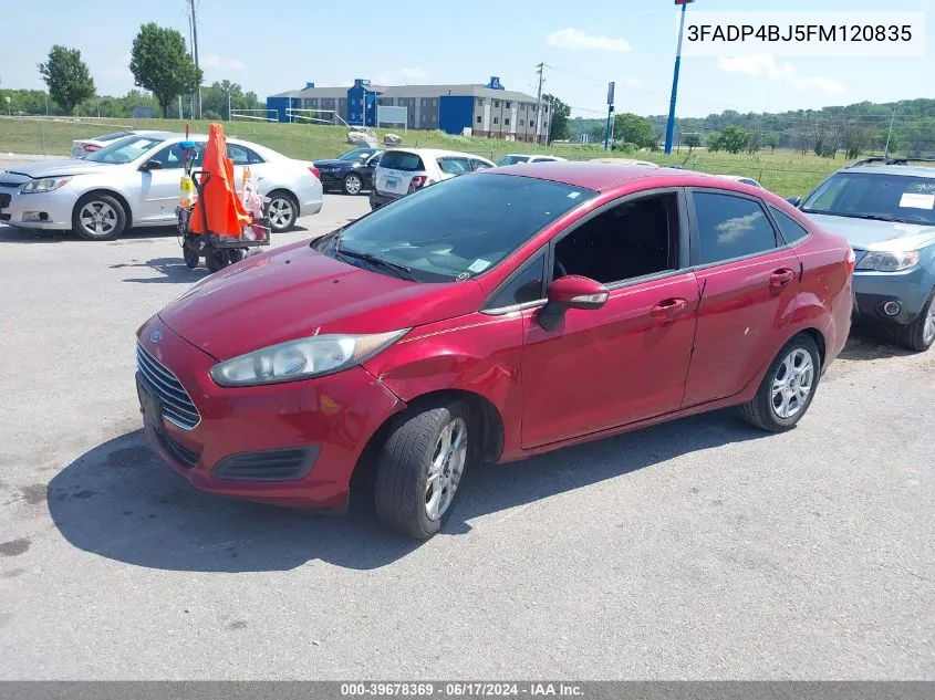 3FADP4BJ5FM120835 2015 Ford Fiesta Se