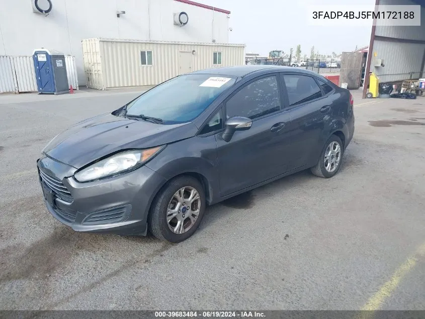 2015 Ford Fiesta Se VIN: 3FADP4BJ5FM172188 Lot: 39683484