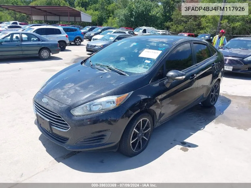 3FADP4BJ4FM117926 2015 Ford Fiesta Se