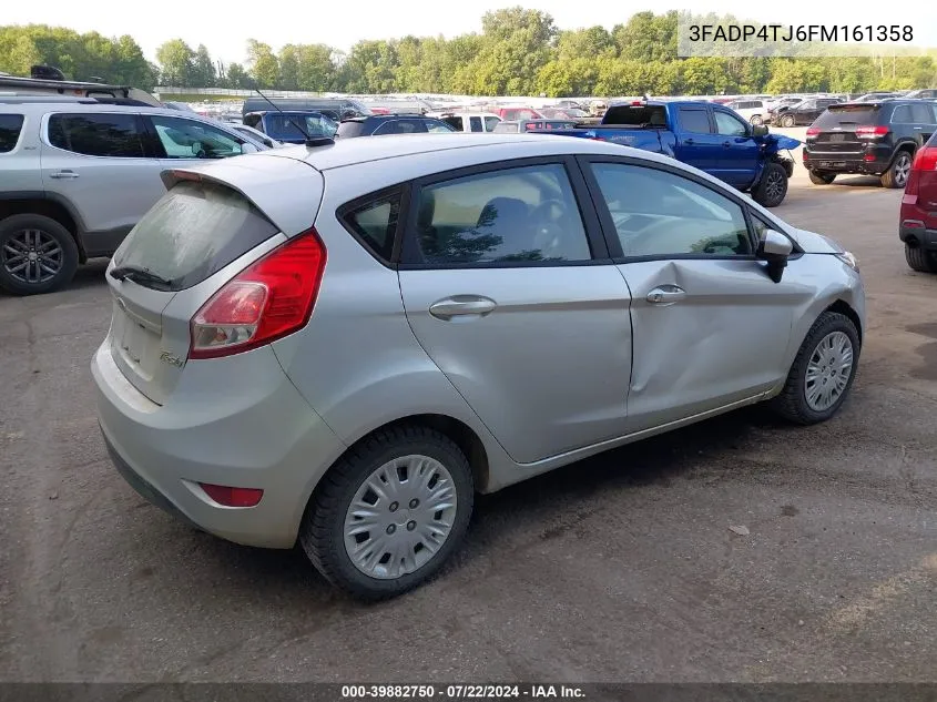 2015 Ford Fiesta S VIN: 3FADP4TJ6FM161358 Lot: 39882750