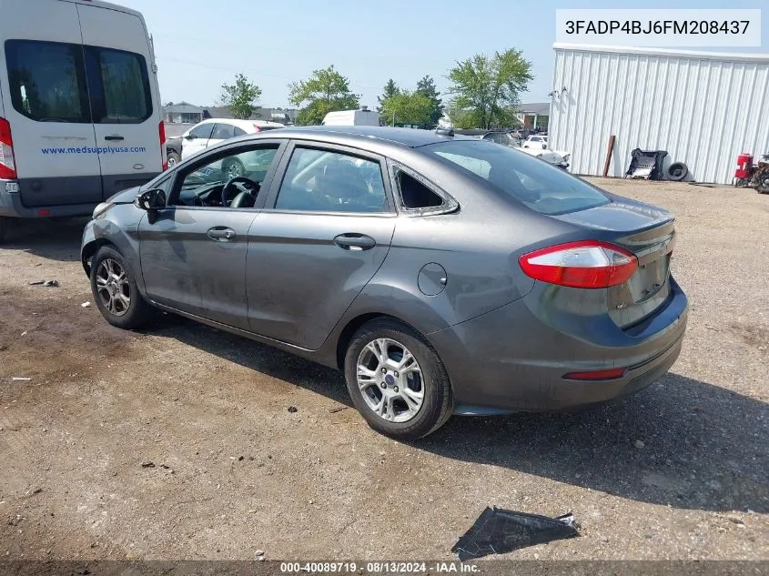 3FADP4BJ6FM208437 2015 Ford Fiesta Se