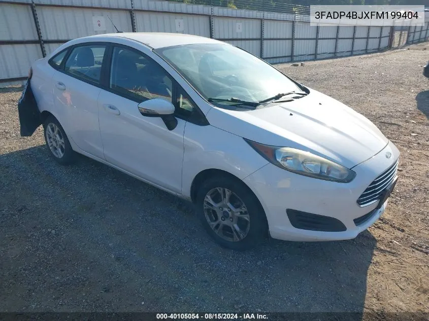 2015 Ford Fiesta Se VIN: 3FADP4BJXFM199404 Lot: 40105054