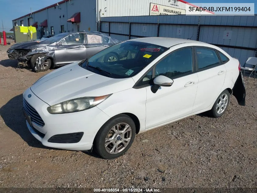 2015 Ford Fiesta Se VIN: 3FADP4BJXFM199404 Lot: 40105054