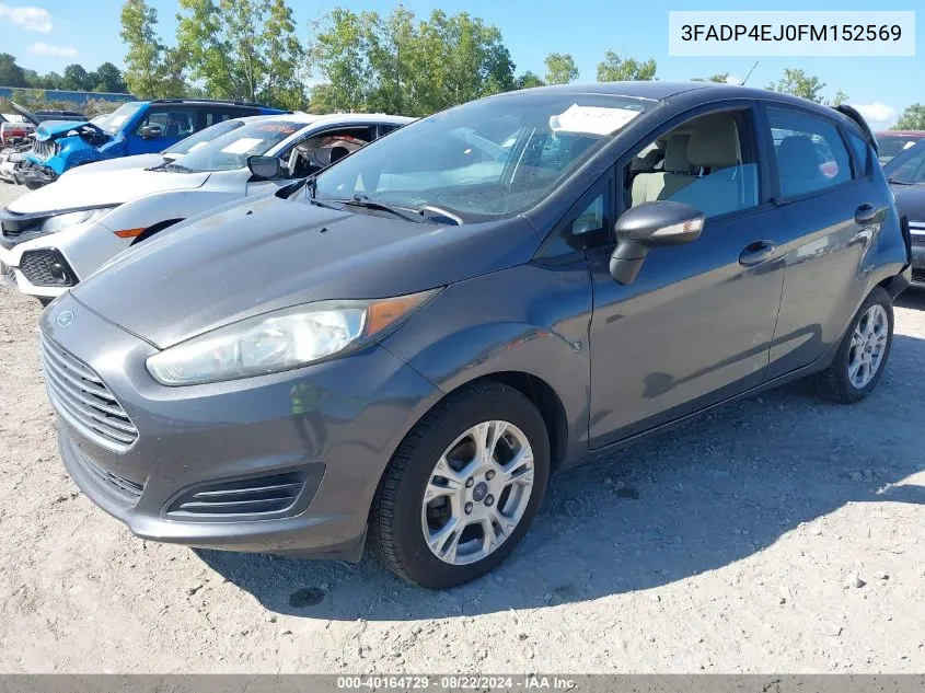 3FADP4EJ0FM152569 2015 Ford Fiesta Se