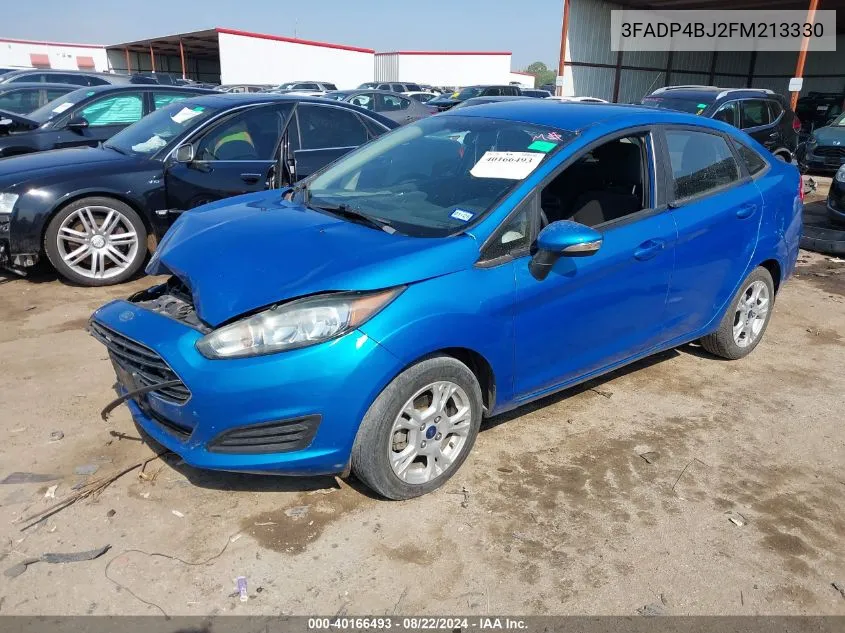 2015 Ford Fiesta Se VIN: 3FADP4BJ2FM213330 Lot: 40166493