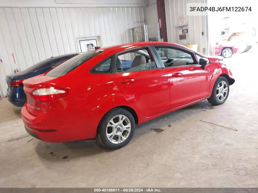 3FADP4BJ6FM122674 2015 Ford Fiesta Se