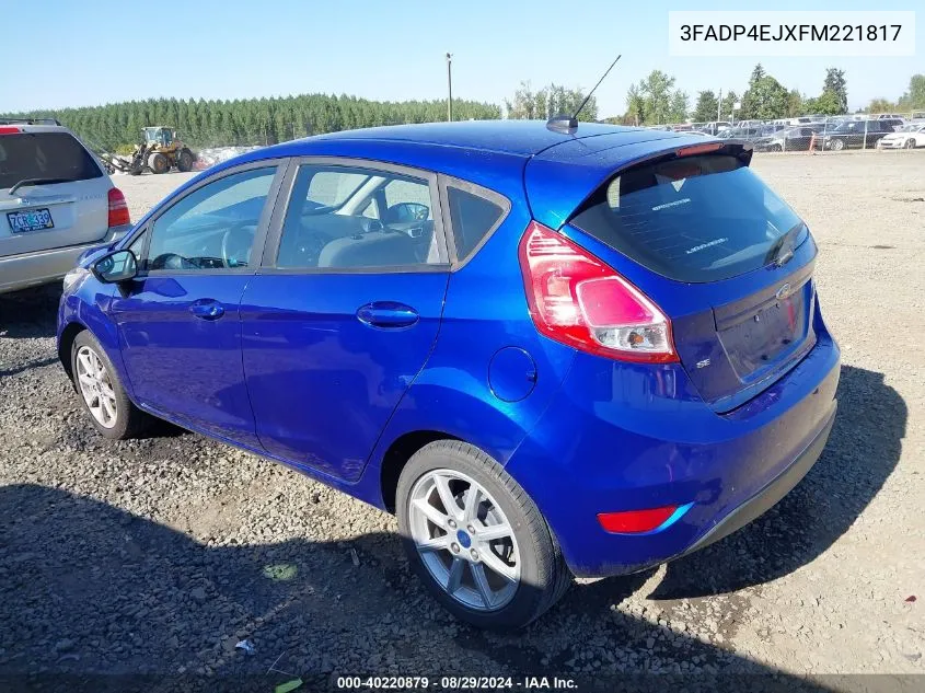 3FADP4EJXFM221817 2015 Ford Fiesta Se