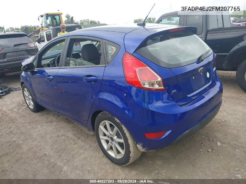 3FADP4EJ2FM207765 2015 Ford Fiesta Se