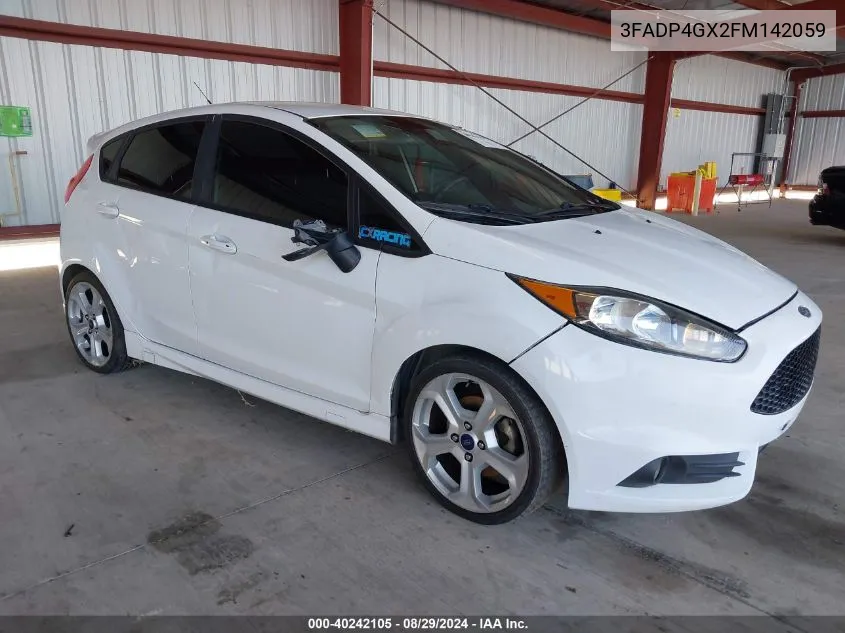 2015 Ford Fiesta St VIN: 3FADP4GX2FM142059 Lot: 40242105