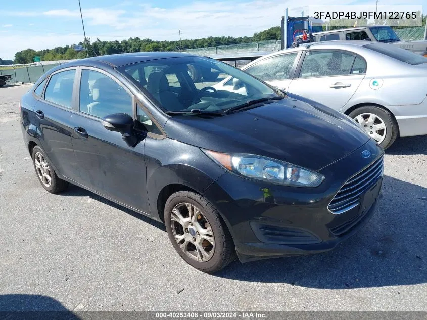 2015 Ford Fiesta Se VIN: 3FADP4BJ9FM122765 Lot: 40253408