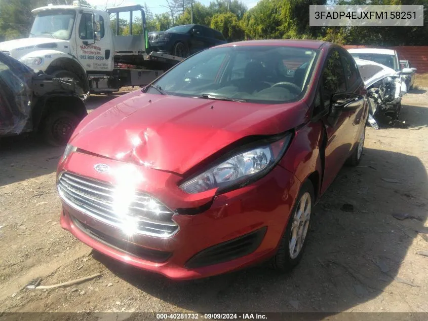 3FADP4EJXFM158251 2015 Ford Fiesta Se