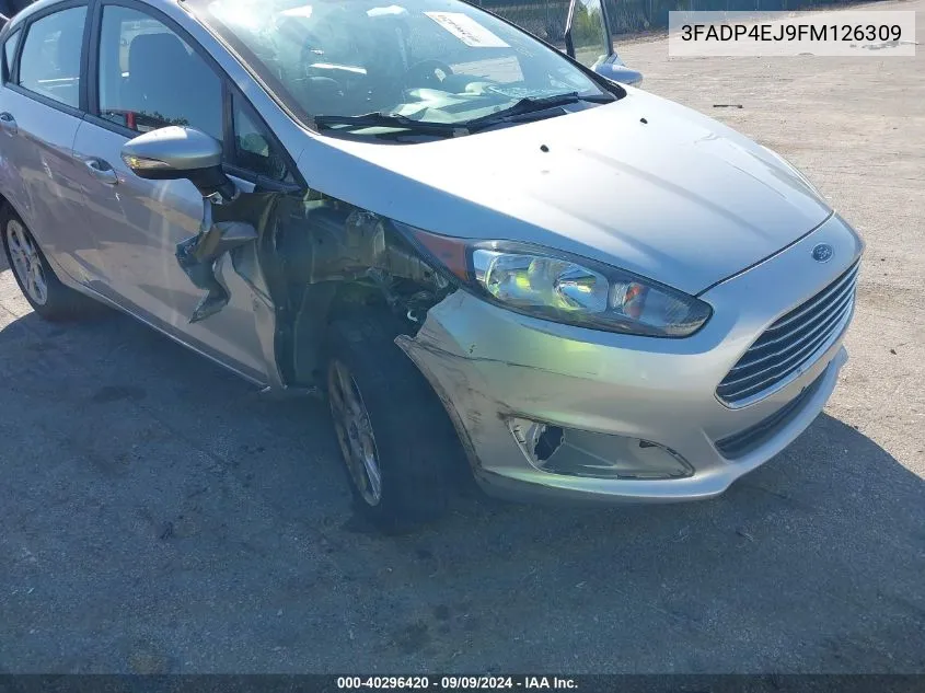 2015 Ford Fiesta Se VIN: 3FADP4EJ9FM126309 Lot: 40296420