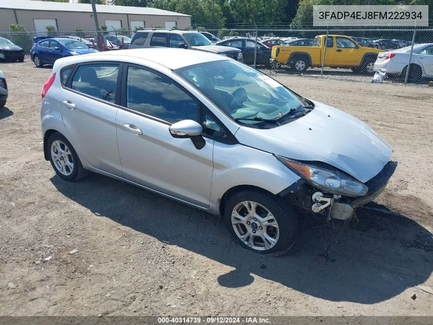 2015 Ford Fiesta Se VIN: 3FADP4EJ8FM222934 Lot: 40314739