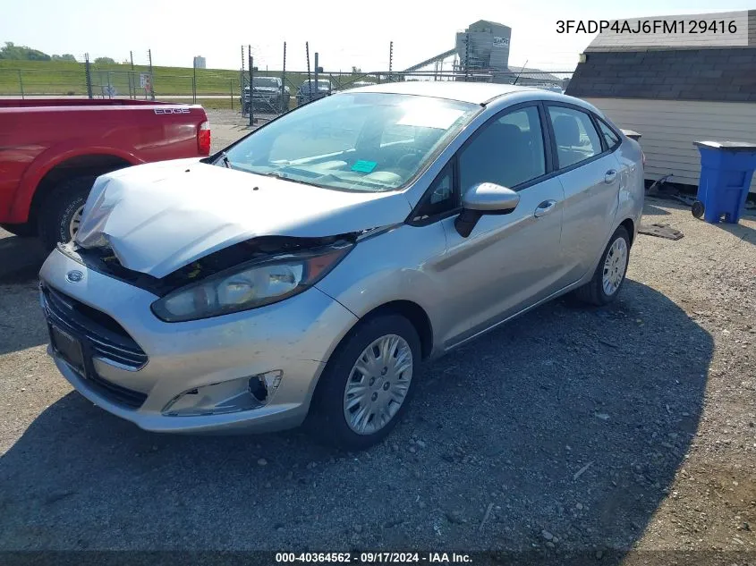 3FADP4AJ6FM129416 2015 Ford Fiesta S