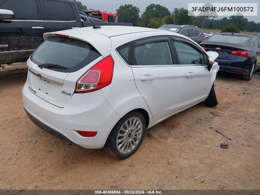 3FADP4FJ6FM100572 2015 Ford Fiesta Titanium