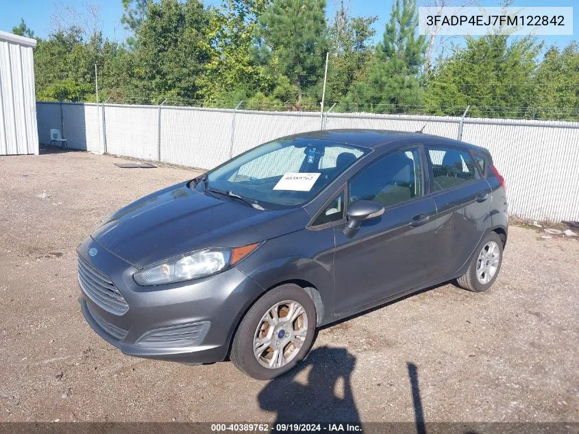 2015 Ford Fiesta Se VIN: 3FADP4EJ7FM122842 Lot: 40389762