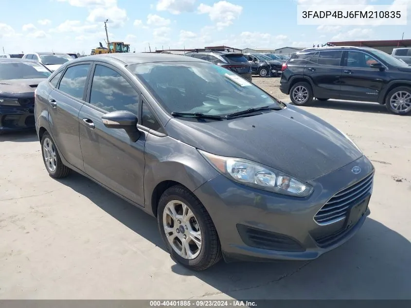 3FADP4BJ6FM210835 2015 Ford Fiesta Se