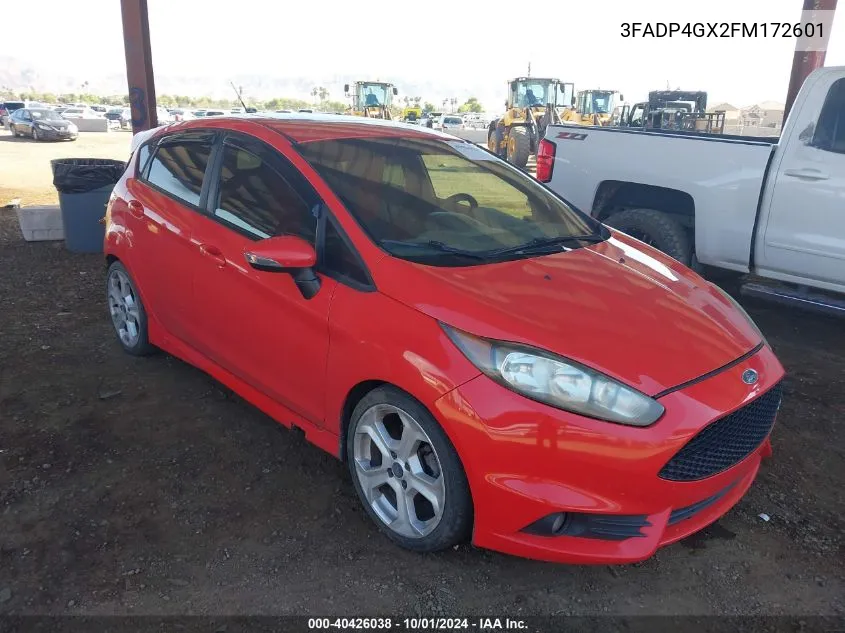 2015 Ford Fiesta St VIN: 3FADP4GX2FM172601 Lot: 40426038