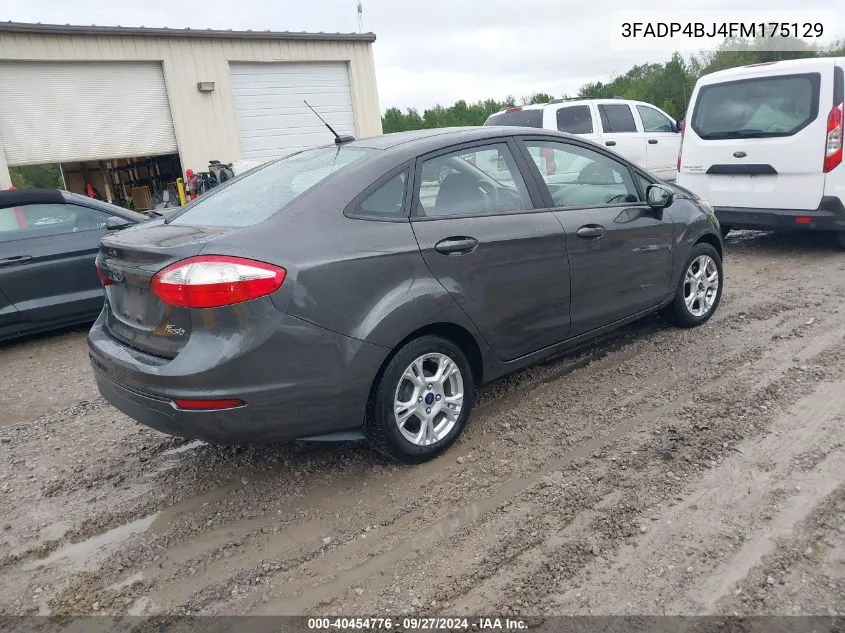 2015 Ford Fiesta Se VIN: 3FADP4BJ4FM175129 Lot: 40454776