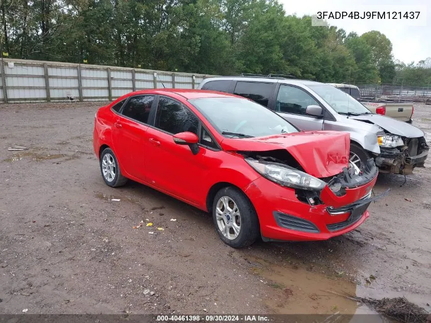 2015 Ford Fiesta Se VIN: 3FADP4BJ9FM121437 Lot: 40461398