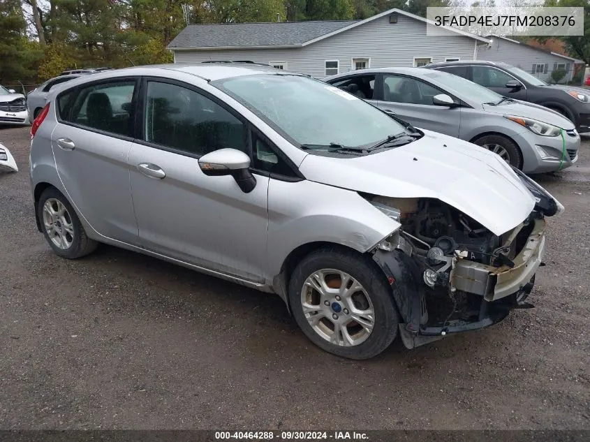 2015 Ford Fiesta Se VIN: 3FADP4EJ7FM208376 Lot: 40464288