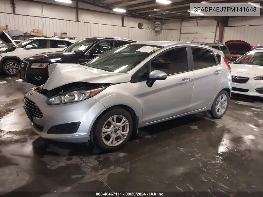 2015 Ford Fiesta Se VIN: 3FADP4EJ7FM141648 Lot: 40467111